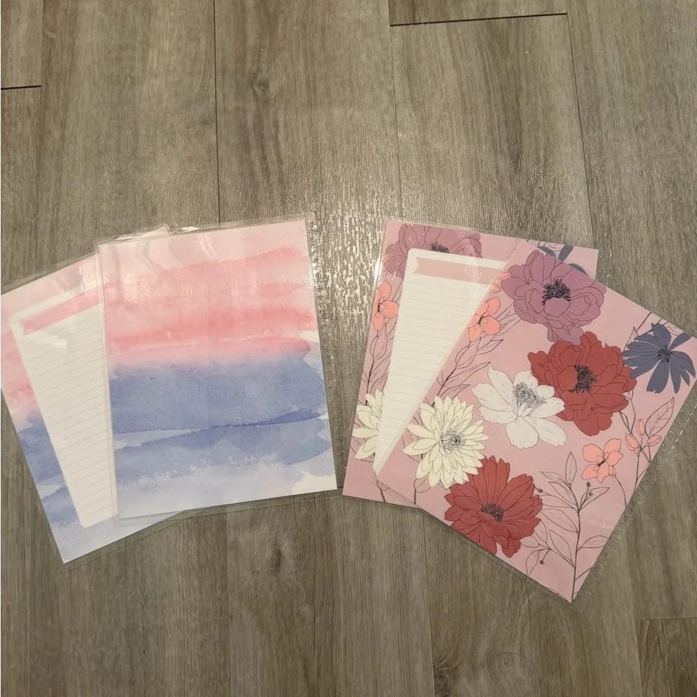 Erin Condren Serenity and Floral Planners - Pink and Purple